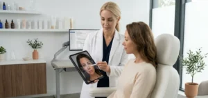anti-age osvežitev obraza posvet z dermatologom analiza kože